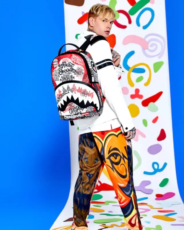 BACKPACKS>SPRAYGROUND MYSTERIOUS MASTERMIND BACKPACK (DLXV)