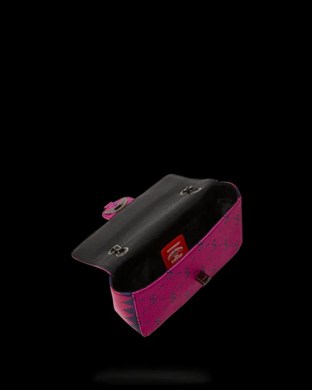HANDBAGS>SPRAYGROUND $NAPDRAGON GOLD CHAIN SHARK HANDBAG