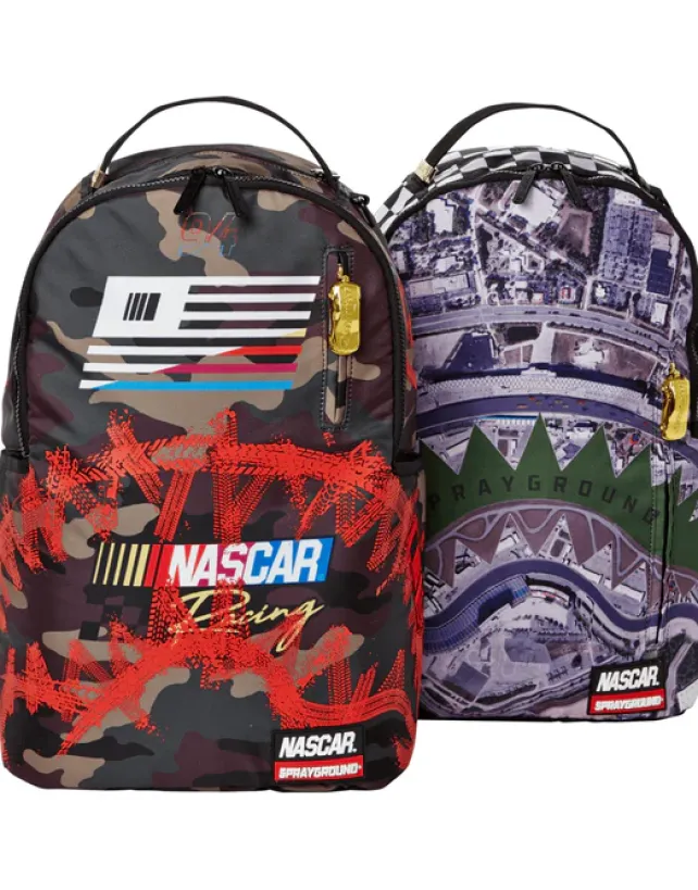 BACKPACKS>SPRAYGROUND NASCAR BURNOUT BACKPACK