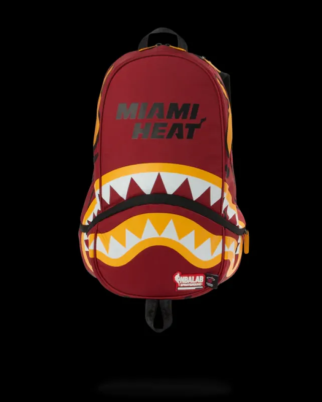 BACKPACKS>SPRAYGROUND NBALAB: MIAMI HEAT TRAINER BACKPACK