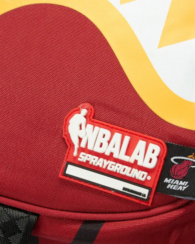 BACKPACKS>SPRAYGROUND NBALAB: MIAMI HEAT TRAINER BACKPACK