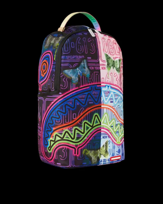 BACKPACKS>SPRAYGROUND NEON BUTTERFLY BACKPACK