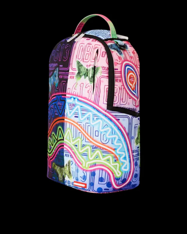 BACKPACKS>SPRAYGROUND NEON BUTTERFLY BACKPACK