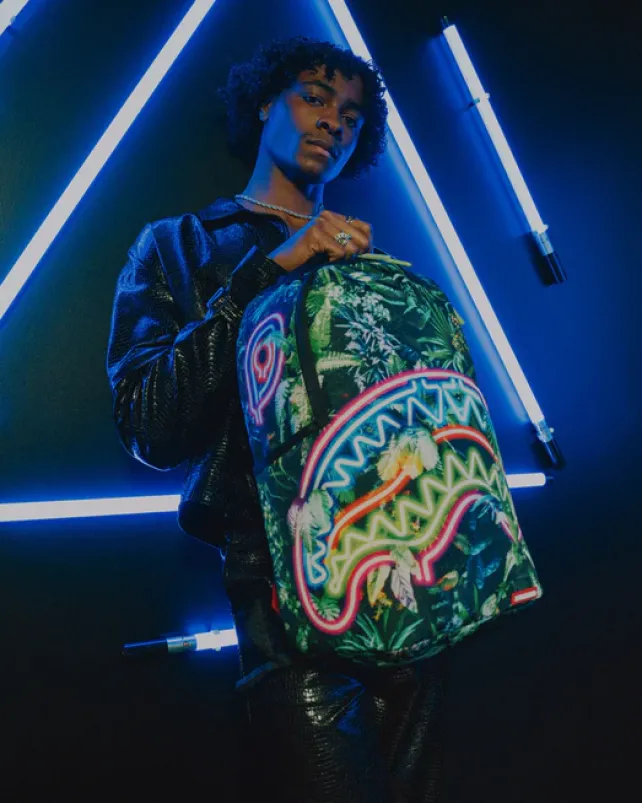 BACKPACKS>SPRAYGROUND NEON FOREST BACKPACK