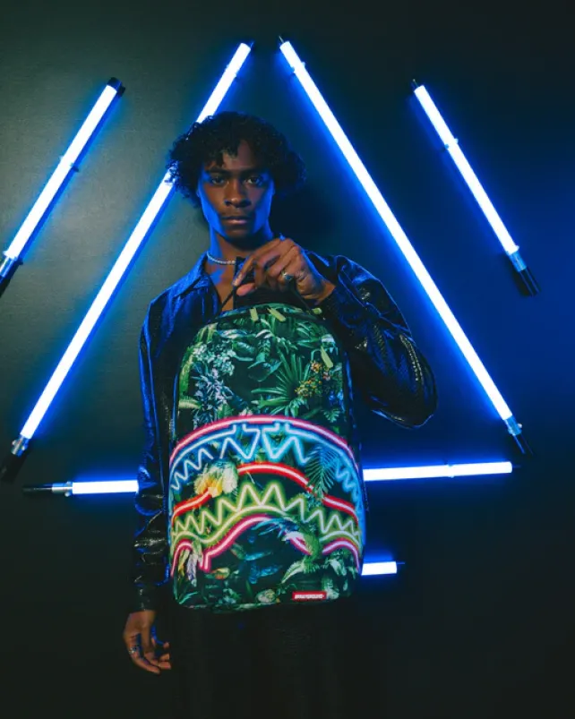 BACKPACKS>SPRAYGROUND NEON FOREST BACKPACK