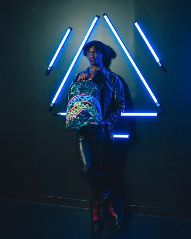 BACKPACKS>SPRAYGROUND NEON FOREST BACKPACK