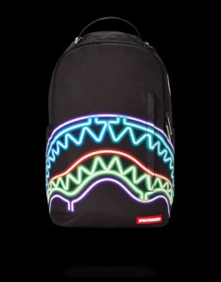 BACKPACKS>SPRAYGROUND NEON SHARK
