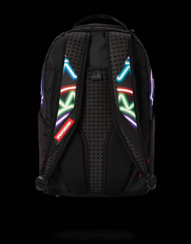 BACKPACKS>SPRAYGROUND NEON SHARK