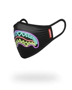 FACE MASKS>SPRAYGROUND NEON SHARK FORM-FITTING MASK