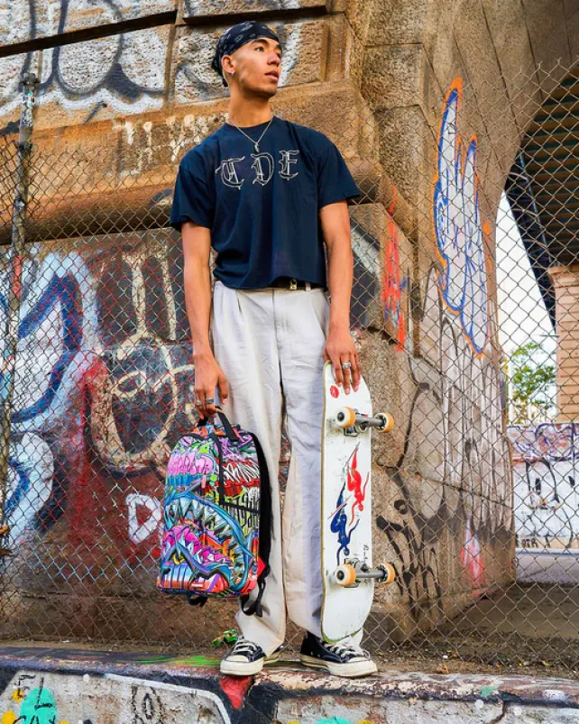 BACKPACKS>SPRAYGROUND NEXT STOP BACKPACK