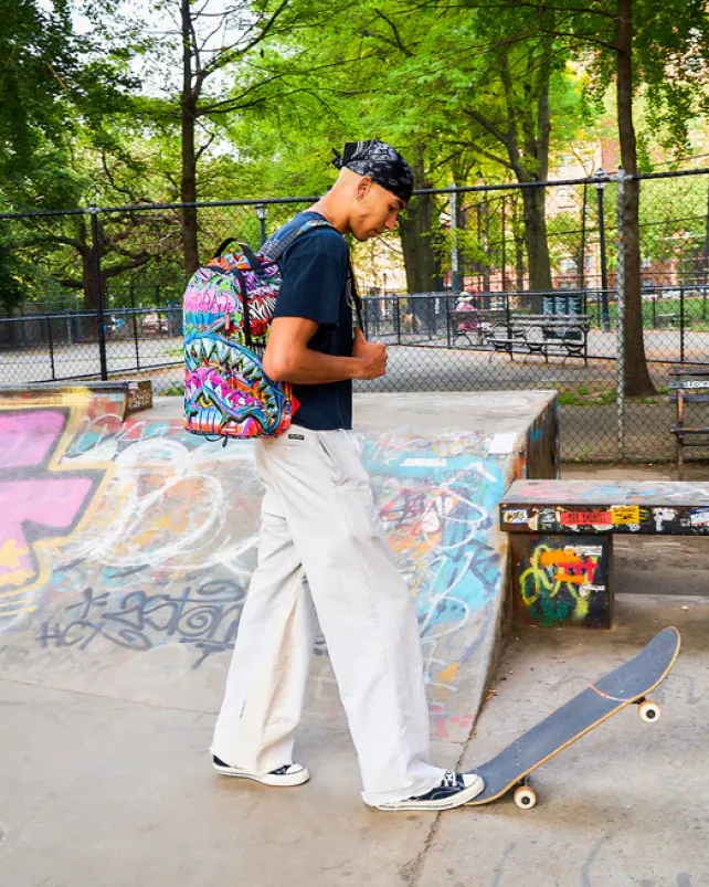 BACKPACKS>SPRAYGROUND NEXT STOP BACKPACK
