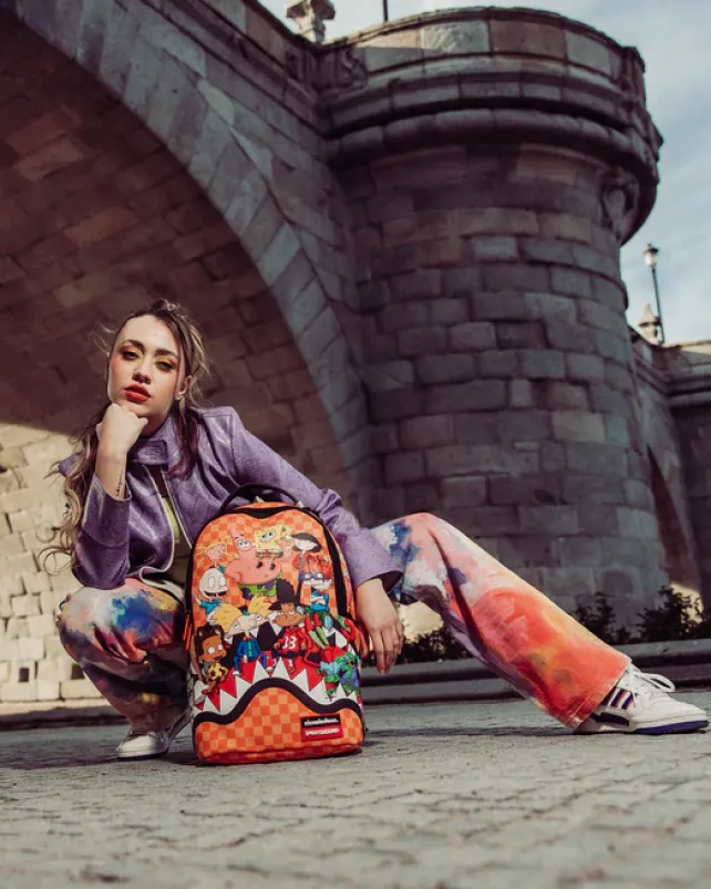 BACKPACKS>SPRAYGROUND NICKELODEON SHARK FEAST BACKPACK (DLXV)