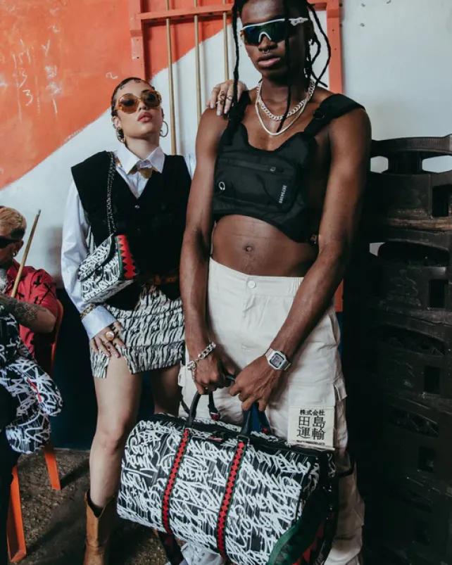 DUFFLES>SPRAYGROUND NIGHT NIGHT EMPEROR DUFFLE