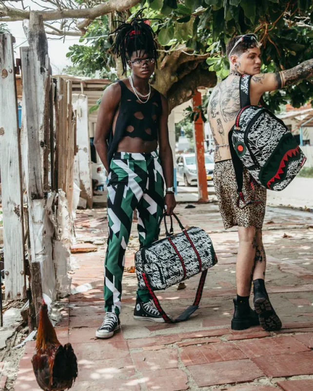 DUFFLES>SPRAYGROUND NIGHT NIGHT EMPEROR DUFFLE