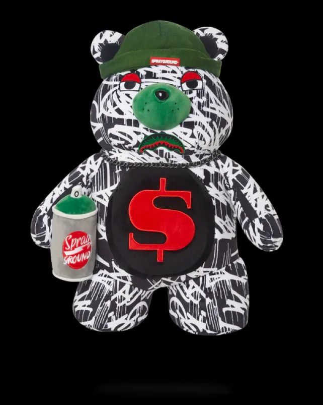 TEDDY BEAR BACKPACKS|BACKPACKS>SPRAYGROUND NIGHT NIGHT MONEYBEAR TEDDYBEAR BACKPACK