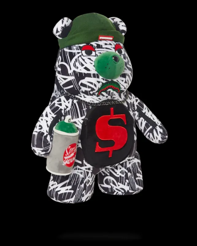 TEDDY BEAR BACKPACKS|BACKPACKS>SPRAYGROUND NIGHT NIGHT MONEYBEAR TEDDYBEAR BACKPACK