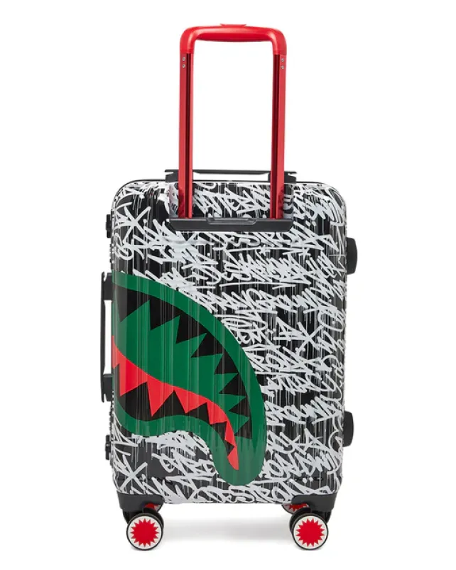 CARRY-ON LUGGAGE>SPRAYGROUND NIGHT NIGHT SHARKNAUTICS HARDSHELL CARRY-ON LUGGAGE