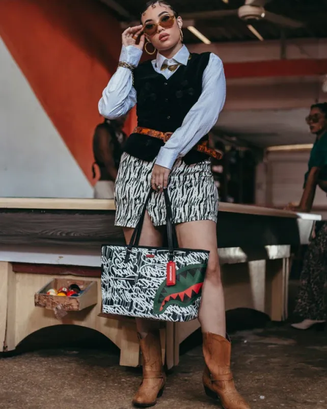 TOTES|HANDBAGS>SPRAYGROUND NIGHT NIGHT TOTE