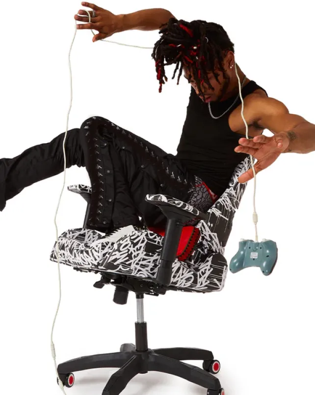GAMING CHAIRS>SPRAYGROUND NIGHT VISION GAMING CHAIR - SUPER RARE