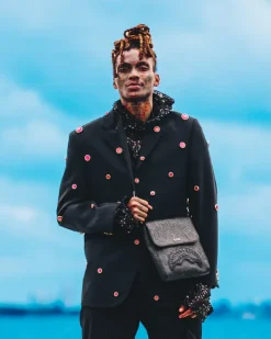 SLINGS|CROSSBODYS>SPRAYGROUND NIGHTFLIGHT G800 MESSENGER SLING BAG