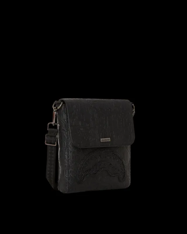 SLINGS|CROSSBODYS>SPRAYGROUND NIGHTFLIGHT G800 MESSENGER SLING BAG