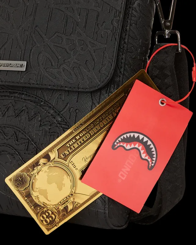 SLINGS|CROSSBODYS>SPRAYGROUND NIGHTFLIGHT G800 MESSENGER SLING BAG