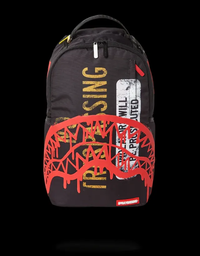 BACKPACKS>SPRAYGROUND NO TRESPASSING BACKPACK
