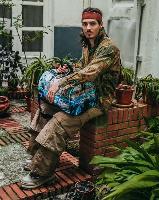 DUFFLES>SPRAYGROUND NOAHS SH-ARK LARGE DUFFLE