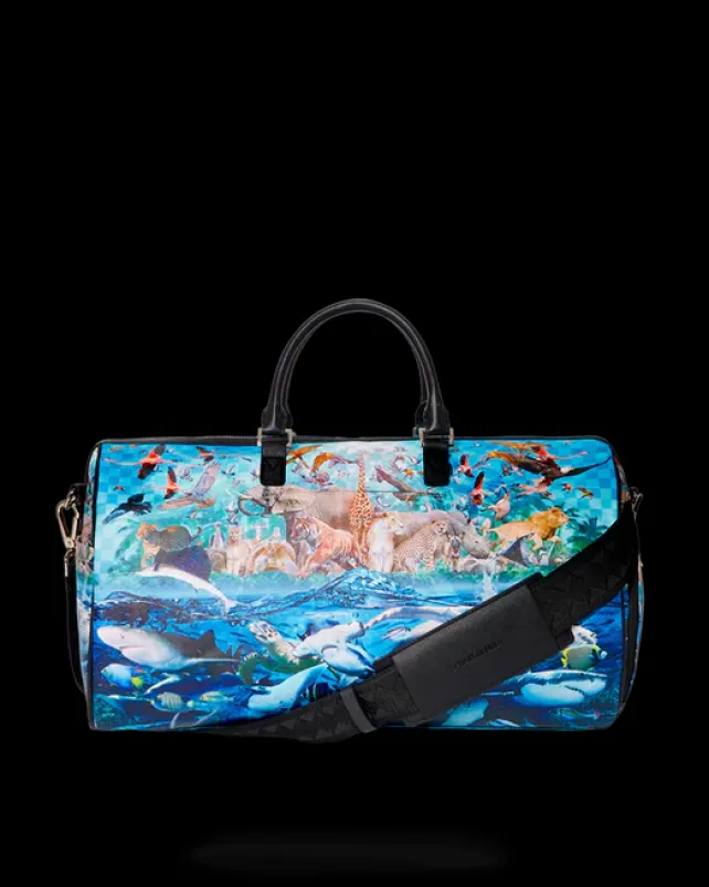 DUFFLES>SPRAYGROUND NOAHS SH-ARK LARGE DUFFLE
