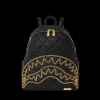 SAVAGES|BACKPACKS>SPRAYGROUND NOIR QUILT GOLD CHAIN SHARK SAVAGE BACKPACK