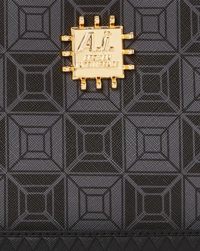 CROSSOVER CLUTCHES>SPRAYGROUND OBSIDIAN STUNNER A.i.6 SANDFLOWER COLLAB CROSSOVER CLUTCH