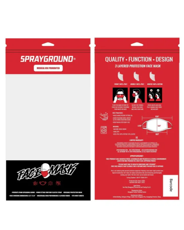 FACE MASKS>SPRAYGROUND OFFENDED FORM-FITTING MASK