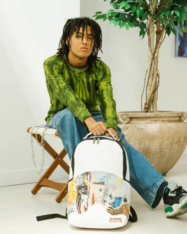 BACKPACKS>SPRAYGROUND OFFICIAL BASQUIAT ACQUE PERICOLOSE 1981 BACKPACK (DLXV)