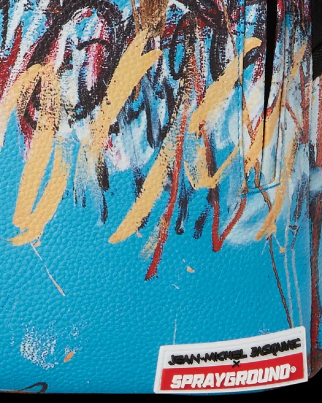 BACKPACKS>SPRAYGROUND OFFICIAL BASQUIAT UNTITLED (FALLEN ANGEL) 1981 WING BACKPACK (DLXV)