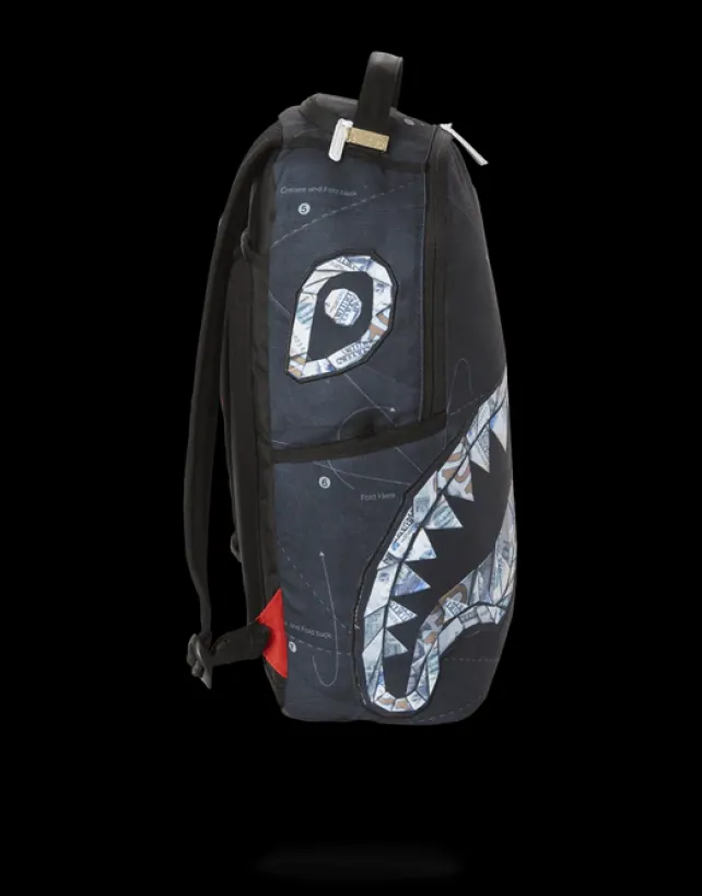 BACKPACKS>SPRAYGROUND ORIGAMI SHARK BACKPACK (ONE OF ONE)