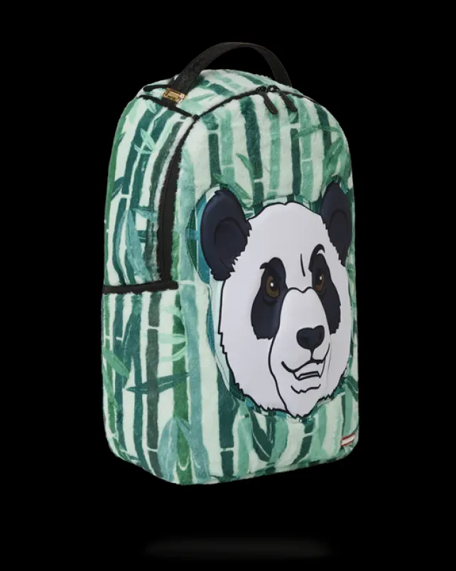 BACKPACKS>SPRAYGROUND PANDA COZY VELOUR FUR BACKPACK