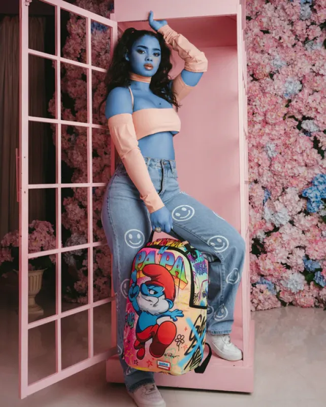 BACKPACKS>SPRAYGROUND PAPA SMURF ON THE RUN BACKPACK