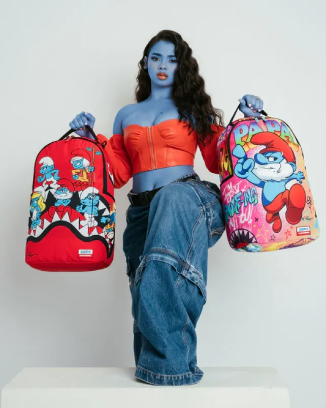 BACKPACKS>SPRAYGROUND PAPA SMURF ON THE RUN BACKPACK