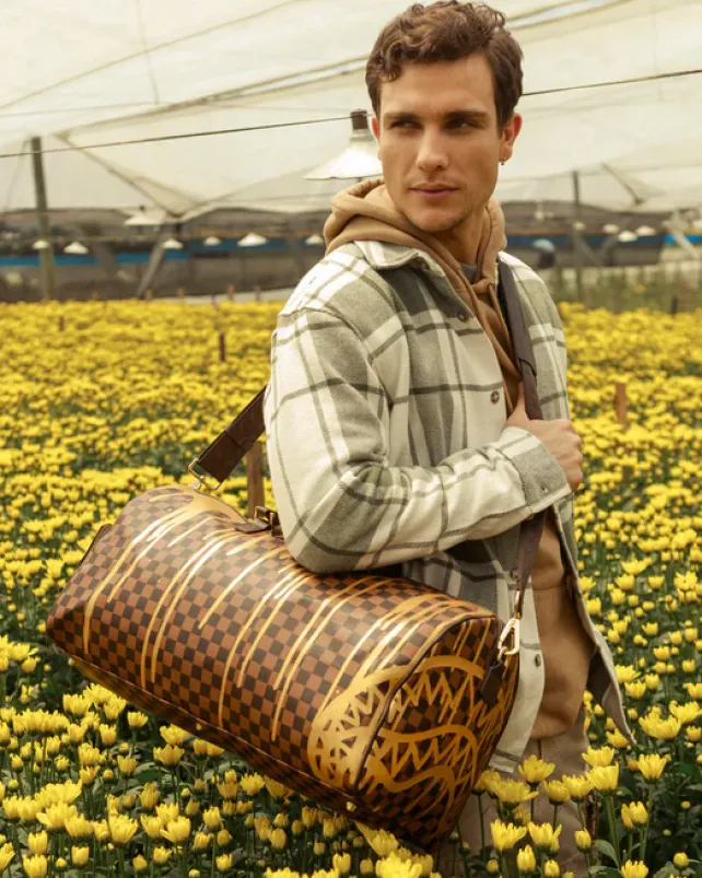 DUFFLES>SPRAYGROUND PARIS PAINT EMPEROR DUFFLE