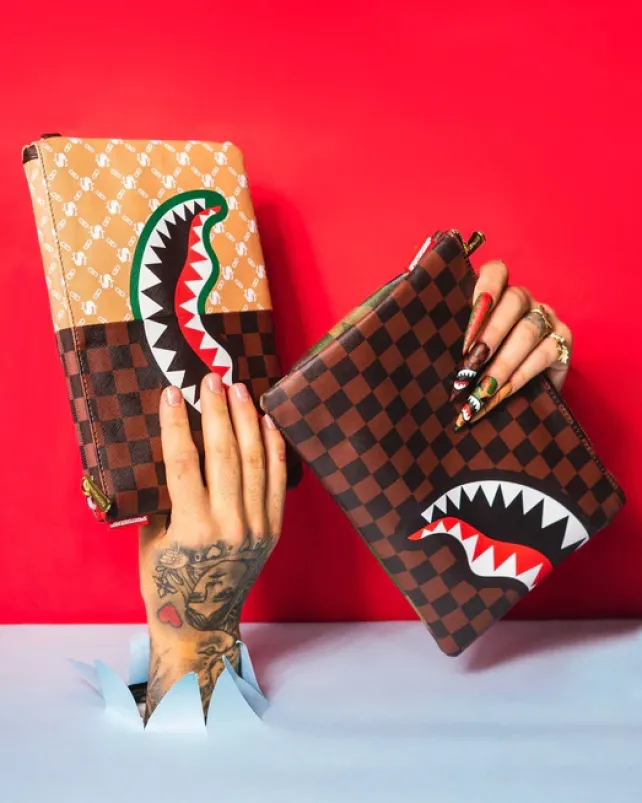 CROSSOVER CLUTCHES>SPRAYGROUND PARIS VS FLORENCE CROSSOVER CLUTCH