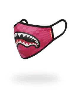FACE MASKS>SPRAYGROUND PINK ANIME SHARK FORM-FITTING MASK