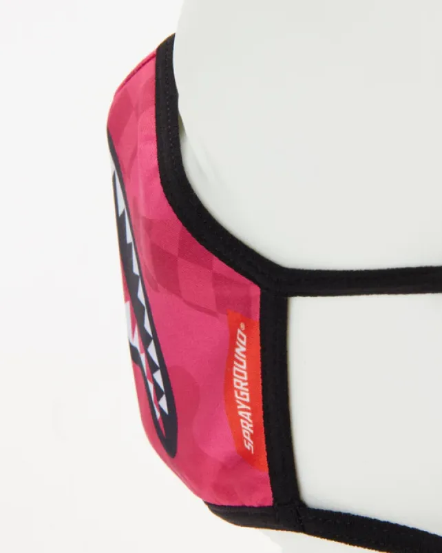 FACE MASKS>SPRAYGROUND PINK ANIME SHARK FORM-FITTING MASK