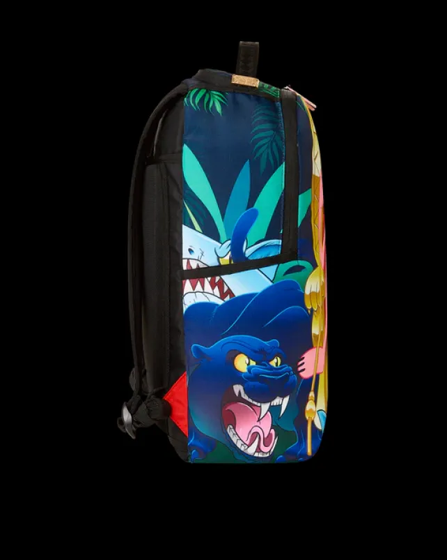 BACKPACKS>SPRAYGROUND PINK PANTHER HEAVY LIES THE CROWN BACKPACK