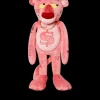 TEDDY BEAR BACKPACKS>SPRAYGROUND PINK PANTHER UP TO NO GOOD TEDDY BEAR BACKPACK