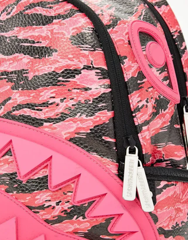 SAVAGES>SPRAYGROUND PINK TIGER CAMO SHARKMOUTH SAVAGE BACKPACK