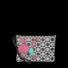 CROSSOVER CLUTCHES>SPRAYGROUND POODLE CHECK RON ENGLISH COLLAB POUCHETTE