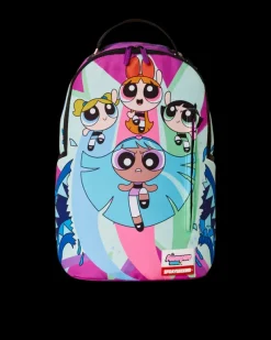 BACKPACKS>SPRAYGROUND POWER PUFF GIRLS MONSTER SHARK BACKPACK