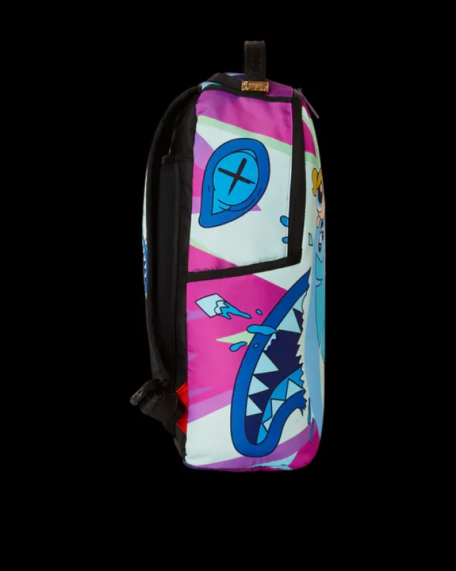 BACKPACKS>SPRAYGROUND POWER PUFF GIRLS MONSTER SHARK BACKPACK