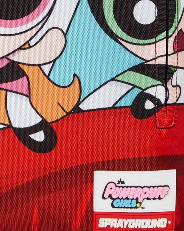 BACKPACKS>SPRAYGROUND POWERPUFF GIRLS NEVER BACK DOWN BACKPACK