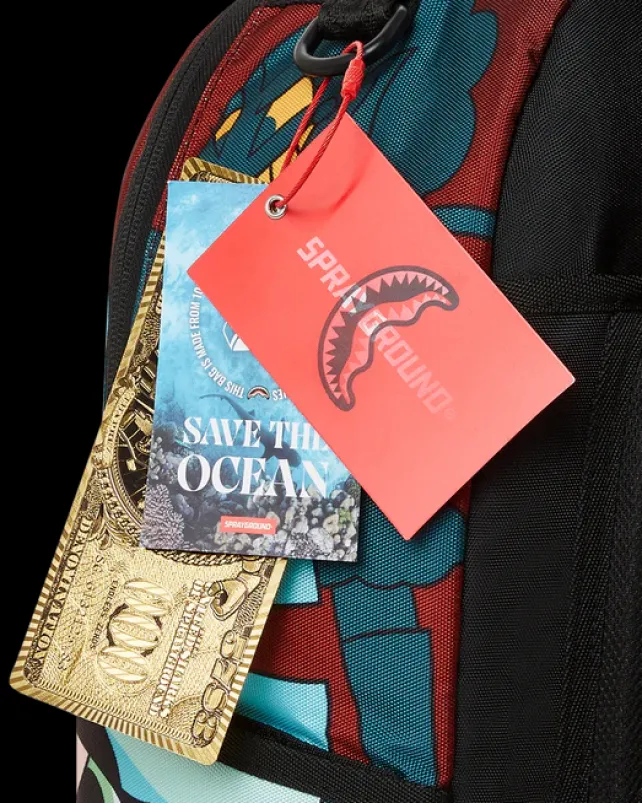 BACKPACKS>SPRAYGROUND POWERPUFF GIRLS NEVER BACK DOWN BACKPACK